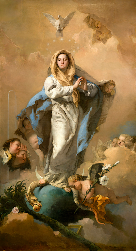 La Inmaculada Concepción -Tiepolo-